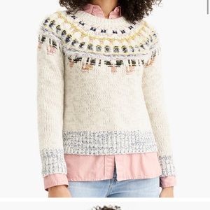 The Reeds x J.Crew fair isle crewneck sweater